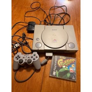Sony PlayStation 1 PS1 Console Bundle SCPH-9001 Controller Frogger Tested 1999